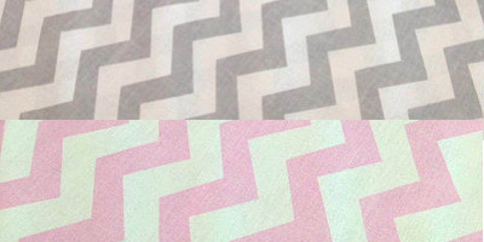 Сменная наволочка на подушку для беременных цвета: Зигзаг комби розово-серый